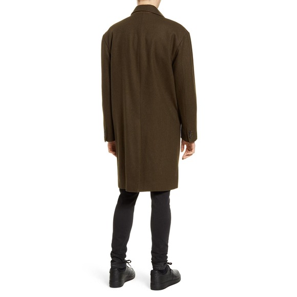 Saturdays New York City Kawano Wool Overcoat Large - Picture 3 of 12